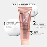 Kerastase Gloss Absolu High-Shine Anti-Frizz Conditioner - Deeply Hydrates & Detangles, Instantly Softens, For Glossy & Bouncy Hair
