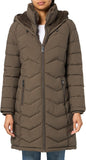 Calvin Klein Women's Long Chevron Puffer Jacket