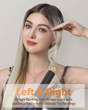 UKLISS Hair Dryer Brush 7 in 1，110000 RPM Hair Dryer with Diffuser for Curly & Twisted Hair Professional Ionic Brush Blow Dryer for Salon-Quality Styling (Blue Gold)