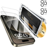 UNBREAKcable 2+2 Pack for iPhone 16 Pro Max Screen Protector & Lens Protector