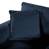 Modern Chenille Oversized Deep Seat Sectional Sofa