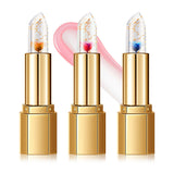 4 Pack Aloe Vera Lipstick,Long Wear Nourishing Lip stick,Waterproof Moisturizing Color Changing Lip Balm Lipstick,Lip Gloss,Magic Temp Color Change Matte Lip Gloss Makeup