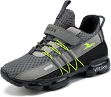 JMFCHI Boys Girls Kids' Sneakers Knitted Mesh Sports Shoes Breathable Lightweight Running Shoes for Kids Fashion Athletic Casual Shoes