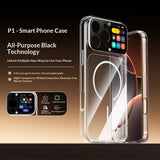 P1 Smartphone Case, Transparent, Full-Body Protection, Drop-Resistant, Magnetic Suction