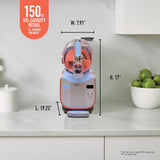 Ninja SLUSHi Max XXL Smart Frozen Drink Maker | Top Performance & Smart Technology, Party-Size 150oz Capacity, No Ice Needed, 6 Programs, Ideal Temp & Texture up to 12 hours | Peach FS605