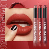 Jolilab 12Pcs Velvet Matte Lipstick Nude Matte Soft Dark Color Stick High Pigmented Long-Lasting Waterproof Lip Stick Lip Balm Beauty Cosmetics Gift for Girls and Women(01#-12#)
