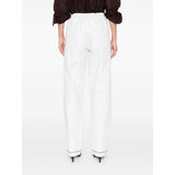 Prada White Trousers - Straight Trousers Women