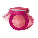 LAURA GELLER NEW YORK Baked Blush-n-Brighten Marbleized Blush for Cheeks - Pink Grapefruit - Satin Finish - Buildable Color