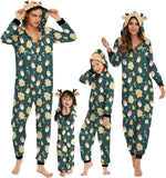 Adisputent Christmas Pajamas for Family Matching Cute Long Sleeve Couples Soft Sleepwear One Piece Funny Christmas Pjs Sets