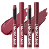 Jolilab 12Pcs Velvet Matte Lipstick Nude Matte Soft Dark Color Stick High Pigmented Long-Lasting Waterproof Lip Stick Lip Balm Beauty Cosmetics Gift for Girls and Women(01#-12#)