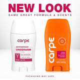 Carpe Underarm Antiperspirant and Deodorant, Clinical strength with Rose Water scent, Combat excessive sweating Stay fresh and dry, Great for hyperhidrosis