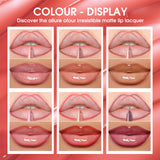 Jolilab Matte Lip Liner Lip Oil Set, Lip Makeup Set Natural Smooth Long-Lasting And Hydrating Beauty Daily Cosmetics Gift for Girls Easy-to-Use（12pcs）