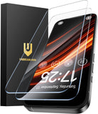 UNBREAKcable Anti-Glare Screen Protector for iPhone 16 Pro Max [2-Pack], 9H Hardness Tempered Glass, Anti-fingerprint, Enhanced Clarity, Anti-Blue Light, Easy to Install, Polishing Cloth Included