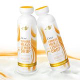 Dove Plant Milk Cleansing Body Wash Turmeric & Lemon for Moisturized Skin Gentle Cleanser, No Sulfates or Parabens, pH balanced 17.5 fl oz