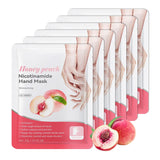 LZYLLS 6 Pairs Hand Masks Moisturizing Gloves, Hydrating Hand Mask Moisturizer Gloves Care for Dry Cracked Hands, Smooth Long Lasting Soft Firming Hand Mask Gift Set for Men Women（A