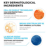 La Roche-Posay Tinted Sunscreen Gel-Cream SPF 50+ - Oil Control, Matte Finish for Sensitive Skin
