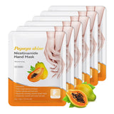 LZYLLS 6 Pairs Hand Masks Moisturizing Gloves, Hydrating Hand Mask Moisturizer Gloves Care for Dry Cracked Hands, Smooth Long Lasting Soft Firming Hand Mask Gift Set for Men Women（A