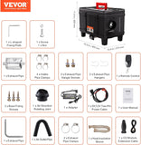 VEVOR 8KW Diesel Heater, 12V/24V All in One Diesel Air Heater, with Bluetooth APP Control, Remote Control and Display Screen, CO Alarm, Fast Heating Portable Diesel Heater for Vehicles and Garage