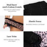 ADOVAKKER Women's Underwear Low Rise Lady Micro Smooth Breathable Briefs Hipster Panties Multipack Printing J-S1