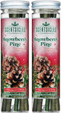 Scentsicles White Winter Fir Scented Christmas Tree Ornaments - 2 Bottles (12 Sticks Total)