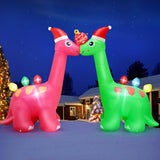 7 FT Christmas Inflatables Giant Snowman Outdoor Decorations, Blow up Snow Man Yard Decor Built-in Bright LED Light Wear Magic Hat, Weatherproof Holiday for Garden Patio Lawn Party Xmas Gifts