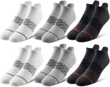 Pair of Thieves Men's Athletic Cotton Low-Cut Socks - 6-Pack Cushioned Comfort Socks for Sports, Work & Casual Wear