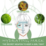 LZYLLS 24 Pcs Clay Face Mask with Brush,Hydrating Mud Face Mask Set,Deep Cleaning Oil Control Clay Facial Masks for Blackheads Remover,Mud Facial Masks Skincare Gift Set
