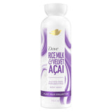 Dove Plant Milk Cleansing Body Wash Acai & Rice Milk For Women For Moisturized Skin 17.5 fl oz