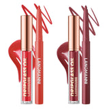 Jolilab Matte Lip Liner Lip Oil Set, Lip Makeup Set Natural Smooth Long-Lasting And Hydrating Beauty Daily Cosmetics Gift for Girls Easy-to-Use（12pcs）