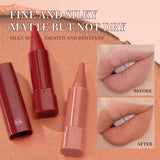 Jolilab 6PCS Lip Liner Lipstick Mini Set, Gradient Matte Nude Velvet Lip Liner Pencil High Pigmented Long Lasting Natural Smooth Lip Makeup Easy-to-Use Crayon Form and Cone Tip