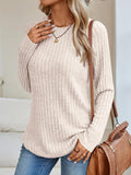 7DAY'S Womens Long Sleeve Shirts Fall Fashion Tops 2025 Crewneck Dressy Sweaters Tunic Winter Clothes Casual Outfits