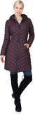 Outdoor Ventures Women's Maryan Hooded Ultra Lightweight Warm Thermolite Long Puffer Coat