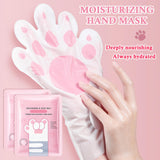 LZYLLS 6 Pairs Hand Masks Moisturizing Gloves, Hydrating Hand Mask Moisturizer Gloves Care for Dry Cracked Hands, Smooth Long Lasting Soft Firming Hand Mask Gift Set for Men Women（A