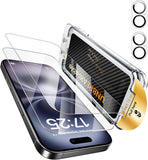 UNBREAKcable 2+2 Pack for iPhone 16 Pro Max Screen Protector & Lens Protector