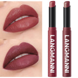 Jolilab 12Pcs Velvet Matte Lipstick Nude Matte Soft Dark Color Stick High Pigmented Long-Lasting Waterproof Lip Stick Lip Balm Beauty Cosmetics Gift for Girls and Women(01#-12#)