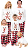 VS&LLWQ Family Christmas Pjs Matching Sets Christmas Pajamas for Family Christmas Elf Pjs Holiday Xmas Jammies Set