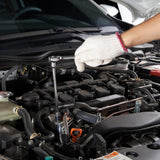 VEVOR Mechanics Tool Set and Socket Set, 1/4" 3/8" 1/2" Drive Deep and Standard Sockets, 450 Pcs SAE and Metric Mechanic Tool Kit with Bits, Combination Wrench, Hex Wrenches, Accessories, Storage Case