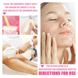 2PCS Cooling Gel for Lazer Hair Removal Device,Gentle Home Laser Hair Removal Cream for Women Men,Refreshing Moisturizing Body Face Gel 600ML