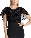 Lauren Ralph Lauren Womens Dalen Metallic Floral Cocktail Dress, Size 16