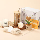 isolune Get Well Gift Box for Women - Hugs & Healing Luxury Care Package for Her, Feel Better Soon Basket - Sympathy and After Surgery Recovery Gifts - Thinking of You