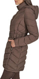 Calvin Klein womens Everyday Hooded Zip Front Puffer Long Sleeve Coat