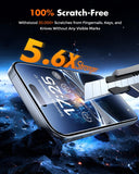UNBREAKcable for iPhone 16 Pro Screen Protector [Quick-Installation Box] 3-Pack 9H+ Hardness Shatterproof Tempered Glass [99.99% HD Clear] [Case Friendly] [Bubble Free] for Apple 16 Pro 6.3 inch