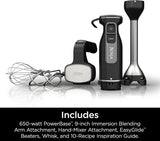 Ninja CI100C Foodi Power Mixer System Immersion Blender and HandMixer Combo, Black