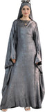 Luxury Dubai Style Abaya and Hijab Set, Breathable Modest Prayer Dress with Belt Loose Fit Muslim Robe