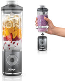 Ninja Blast Max, Portable Blender + Twist & Go, Personal Smoothie, Blend, Ice Crush, 3 Programs, Cordless, 22 oz removable Vessel, Dishwasher Safe, Leakproof, Silver, BC251SL
