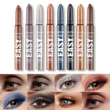 Jolilab Eyeshadow Stick Set, 8 Colors Matte Professional Bright-Colored Contouring and Highlight Eyeshadow Stick, Cream Waterproof Long Lasting High Pigmented Eye Shadow. (8, EYESHADOW B)