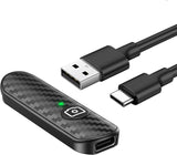 ATUMTEK Bluetooth Remote Shutter, Carbon Fiber Design, Rechargeable Camera Remote Control for iOS & Android Smartphones, Compact and Portable, with Type-C Charging, 10m Remote Range, Bluetooth 5.0