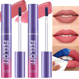 Jolilab Quick Lip Stain Peel Off,Wipe Off,Waterproof,Transfer proof,Highly Pigmented,Ultra Long Lasting Peel Off Lip Makeup With Matte finish for All-day Wear.（#03+04）