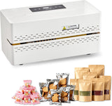 VEVOR Continuous Sealing Machine, 0.32-0.47 in Seal Width, Automatic Continuous Band Sealer with Digital Temperature Control, Automatic Shutdown, Heat Sealing Machine for 0.002-0.0.008 in Plastic Bags