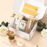 isolune Get Well Gift Box for Women - Hugs & Healing Luxury Care Package for Her, Feel Better Soon Basket - Sympathy and After Surgery Recovery Gifts - Thinking of You